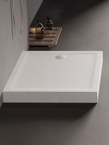 MILD STONE fehér zuhanytálca